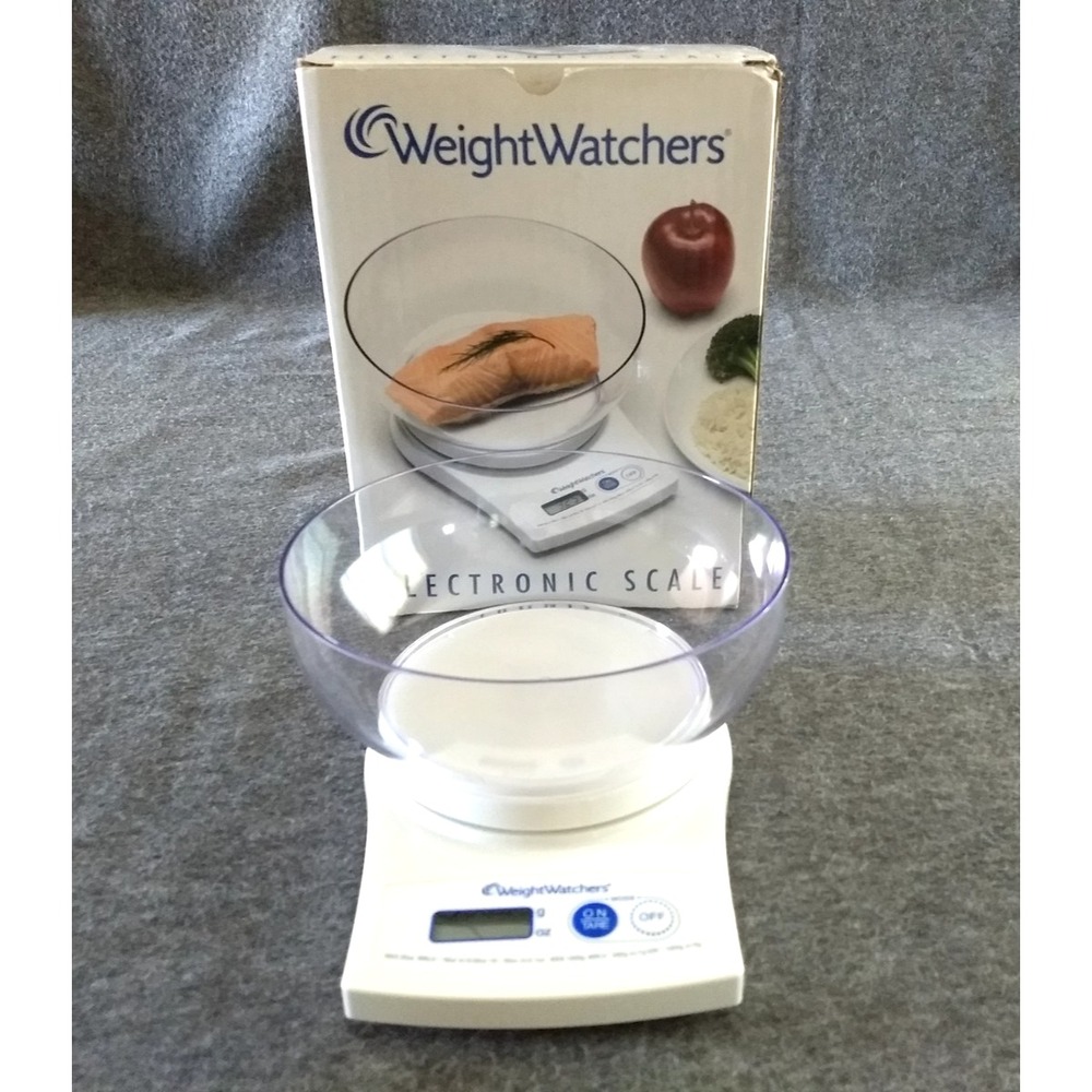 Weight Watchers Electronic Digital Food Scale Clear Bowl 2001 NOS Original Box